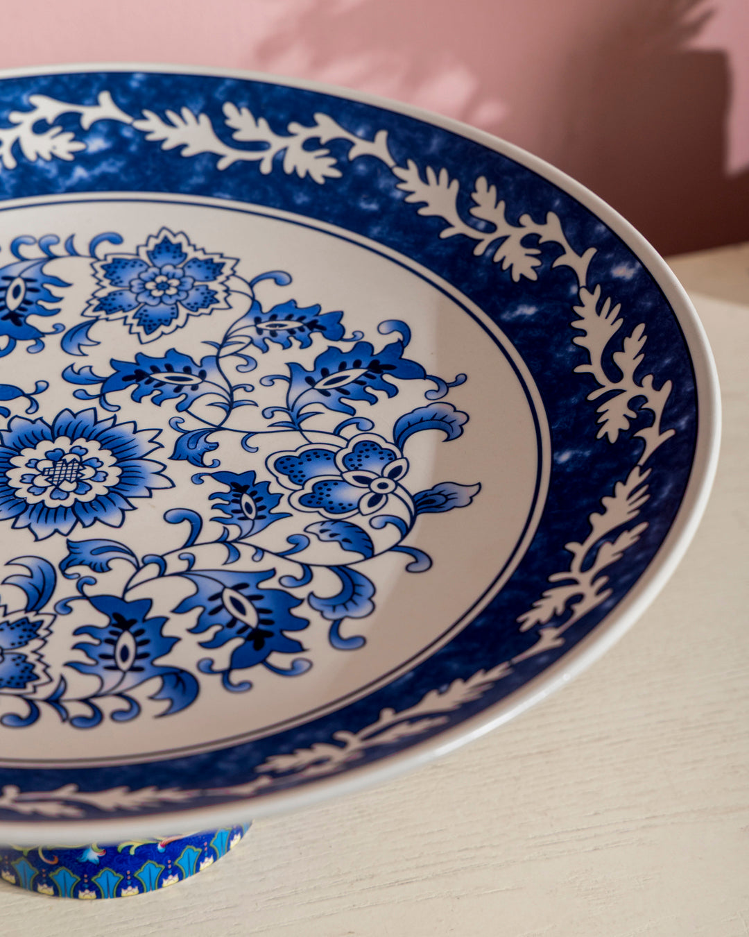 Royal Blue Majesty Pedestal Cake Stand 