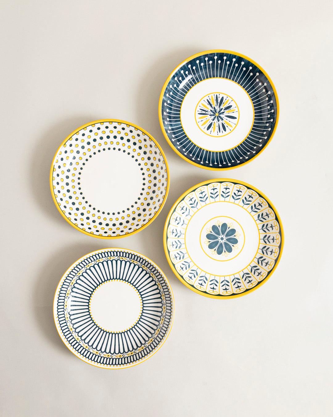 Sunburst Charm Pasta Bowl - Set Of 4 
