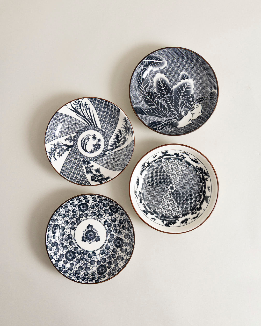 Heritage Art Pasta Bowl - Set Of 4 