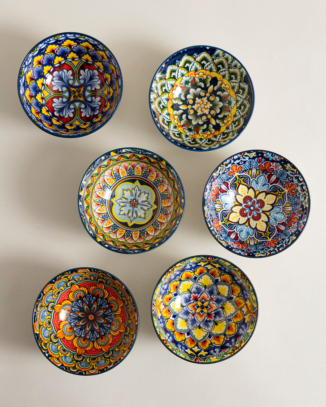 Royal Mosaic Katori - Set Of 6 