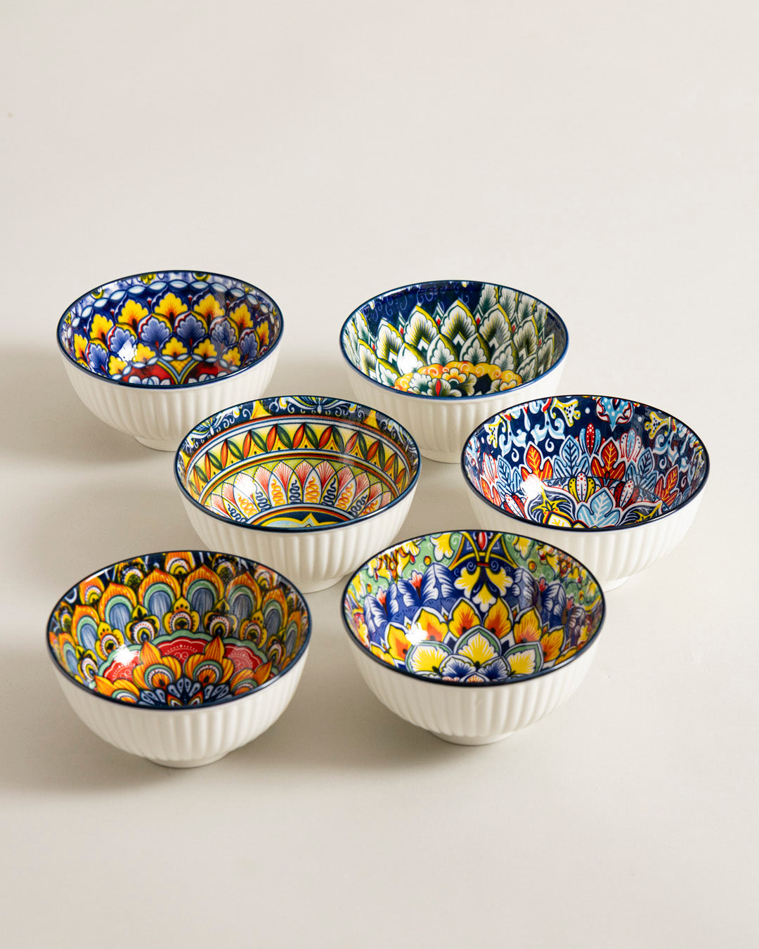 Royal Mosaic Katori - Set Of 6 
