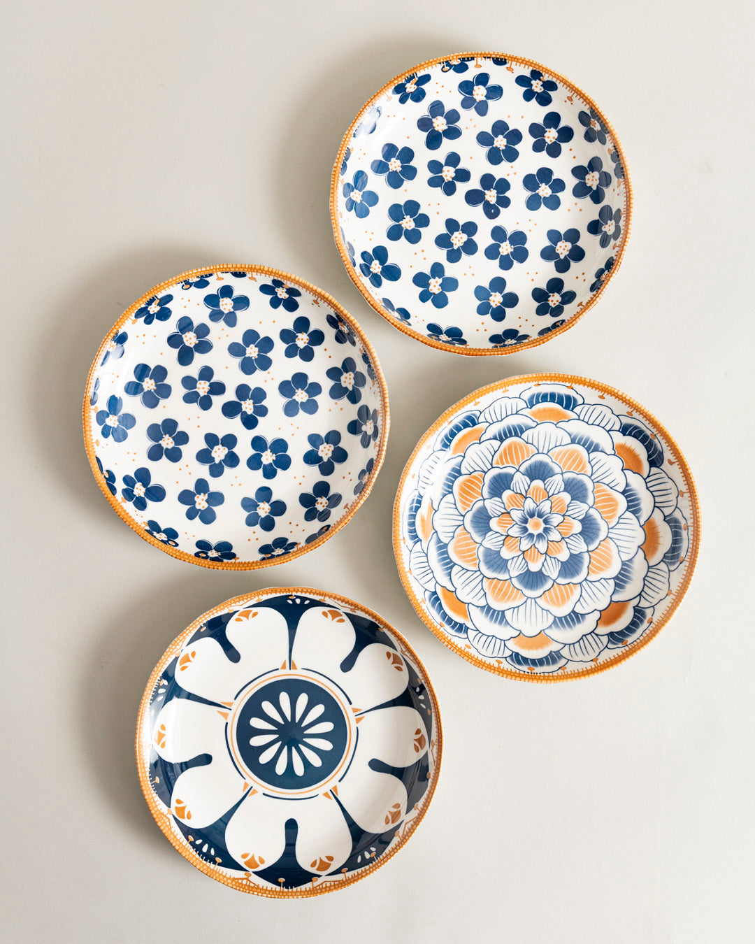 Blossom Charm Pasta Bowl - Set Of 4 