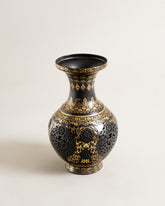 Antique Noir Filigree Vase 