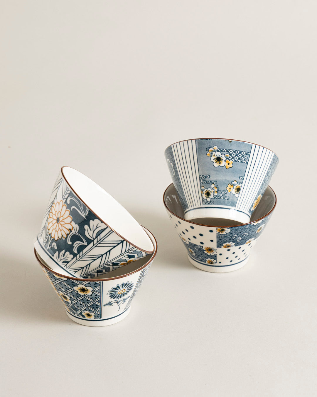 Structured Bloom Bowl - Set Of 4 