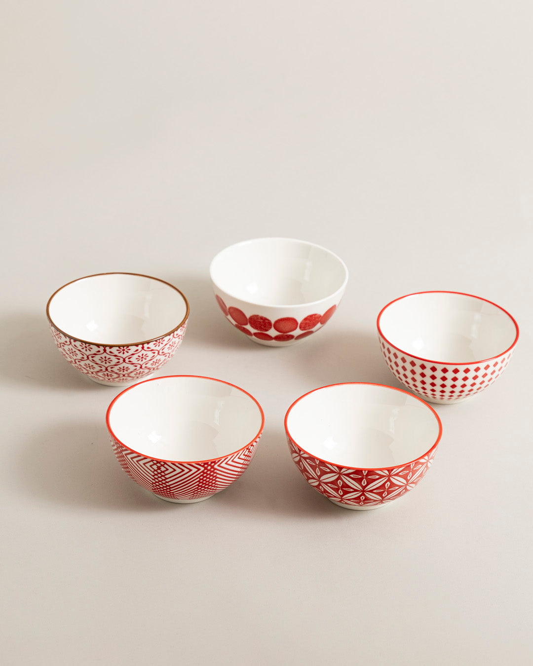 Floral Vine Katori - Set Of 5