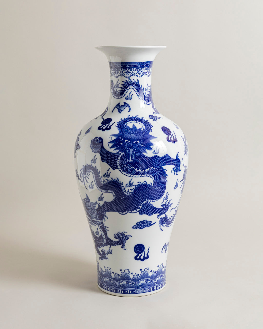 Imperial Dragon Ceramic Vase 
