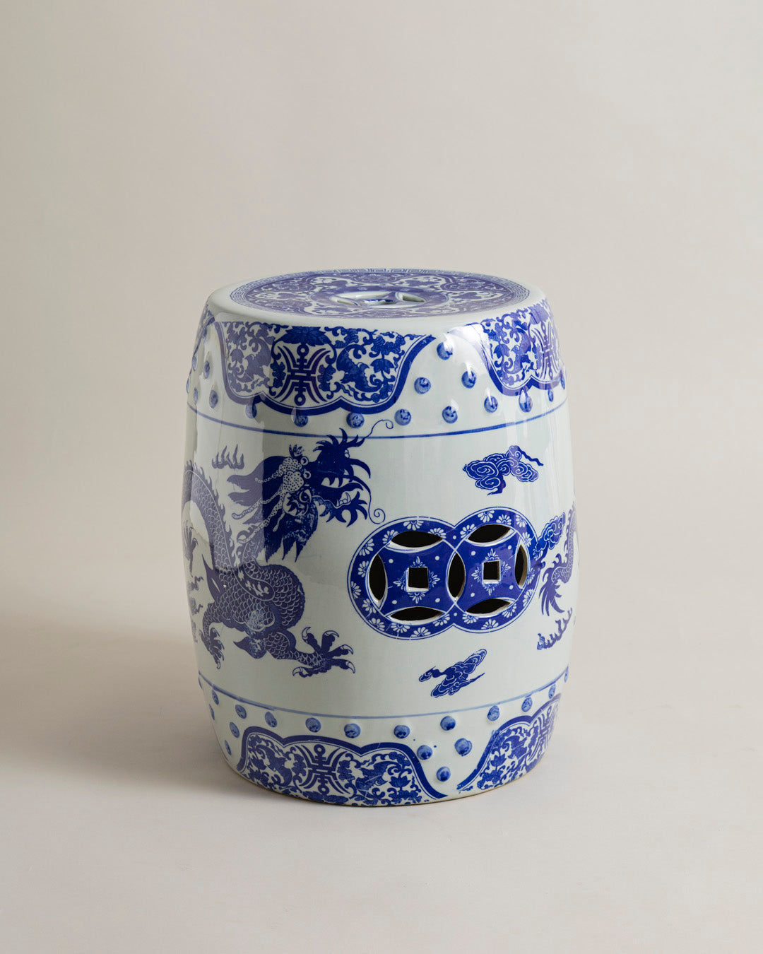 Royal Dragon Ceramic Garden Stool 