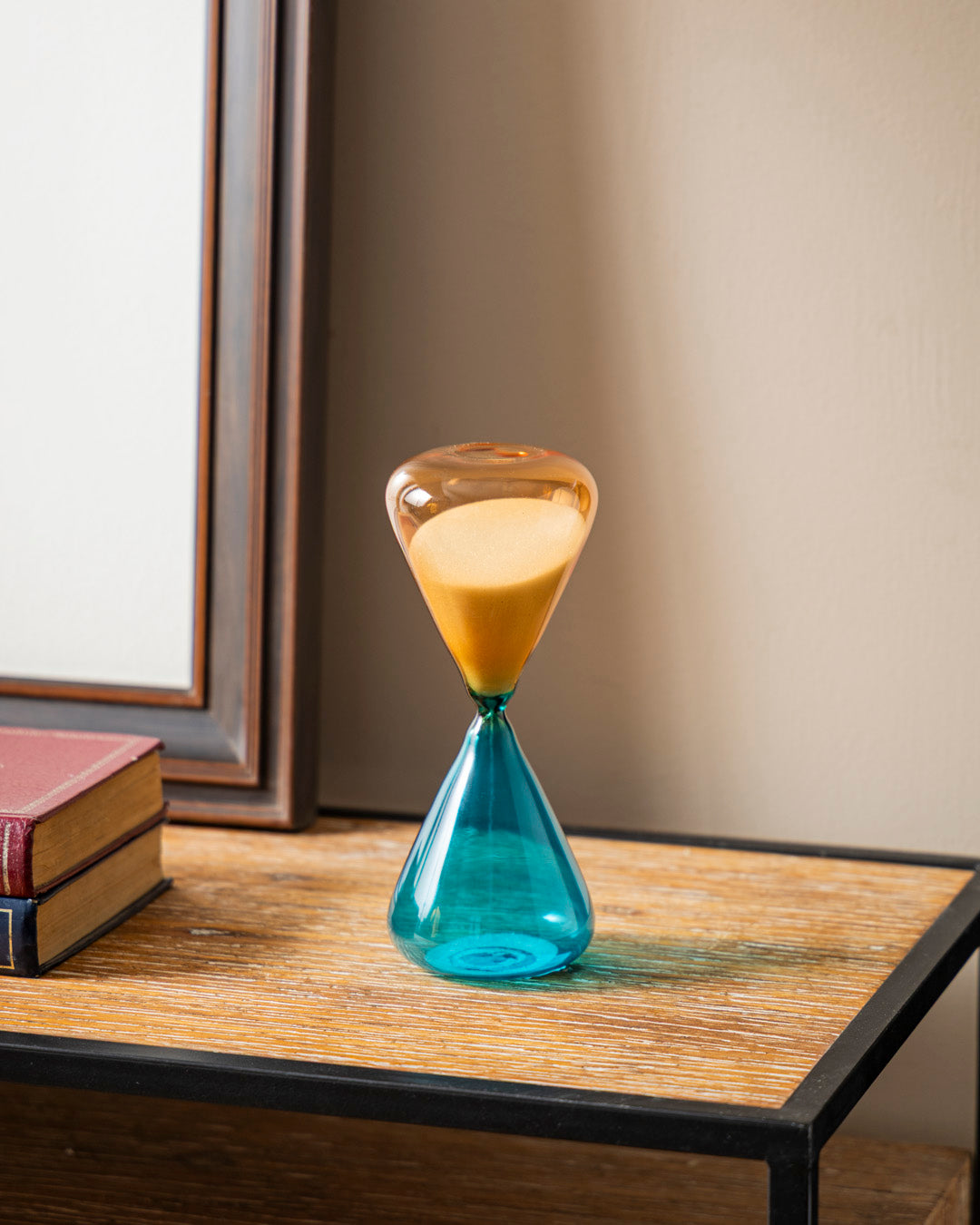 Dual Tone Glass Sand Clock - 34 minutes