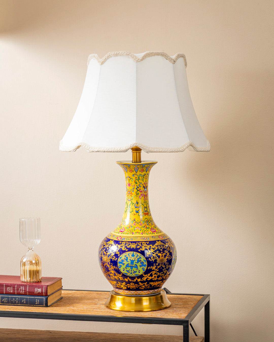 Royal Peacock Garden Table Lamp 