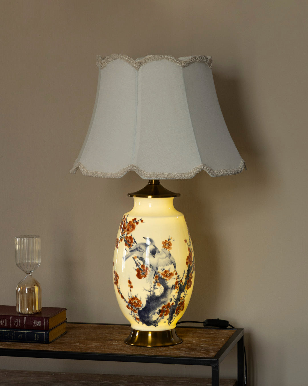 Radiant Dual Glow Bone China Table Lamp 