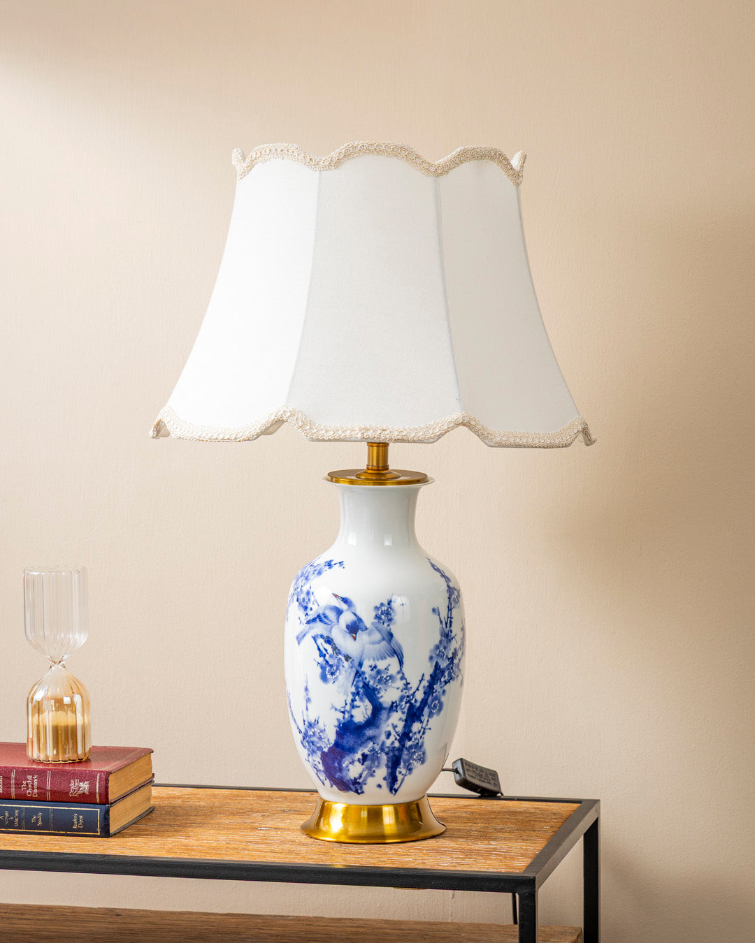 Royal Bird Dual Glow China Table Lamp 