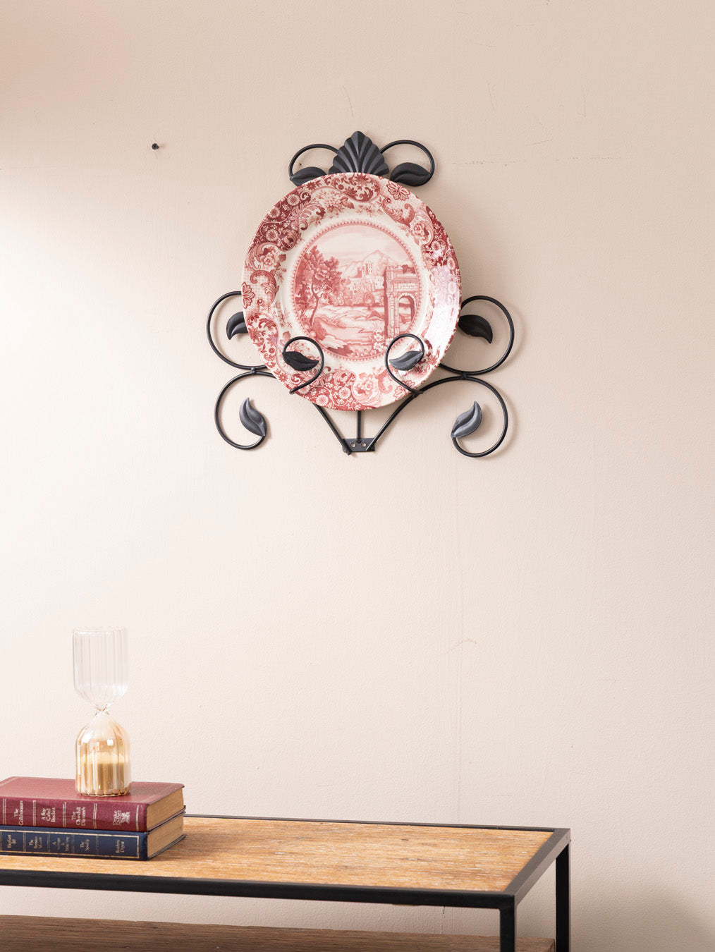 Roman Pink Decorative Wall Plate 