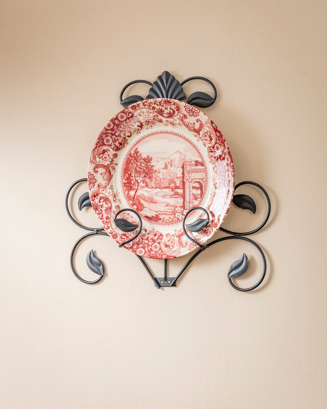 Roman Pink Decorative Wall Plate 