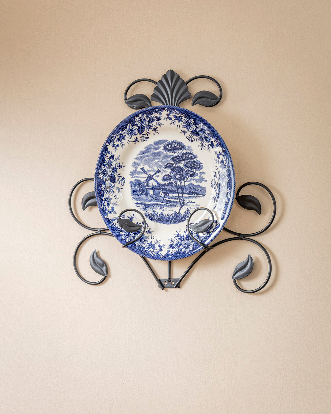 Roman Light Blue Decorative Wall Plate 