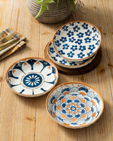 Blossom Charm Pasta Bowl - Set Of 4 
