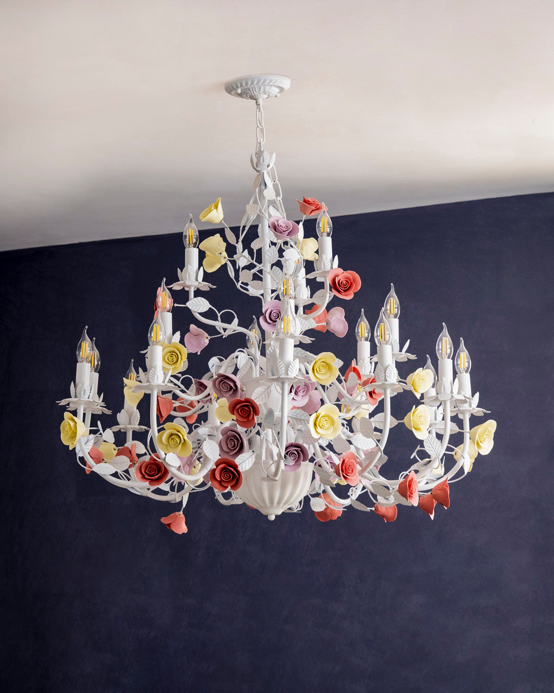 Grand Bloom French Floral Chandelier 
