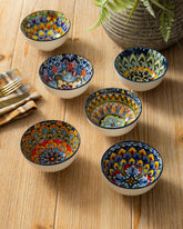 Royal Mosaic Katori - Set Of 6 
