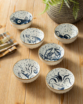 Ocean Tales Katori - Set Of 6 