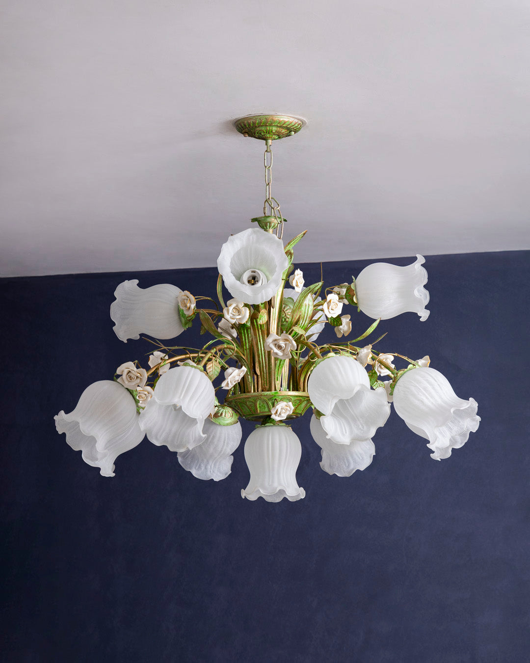 Royal Rose French Floral Chandelier 