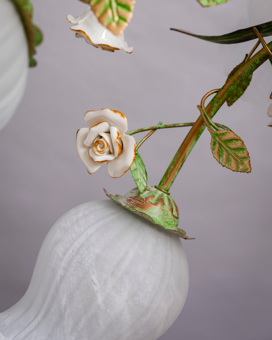 Royal Rose French Floral Chandelier 