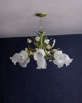 Ivory Garden French Floral Chandelier 