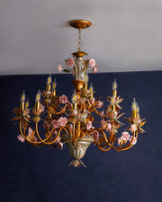 Royal Blossom French Floral Chandelier