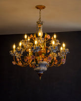 Heritage Bloom French Floral Chandelier 