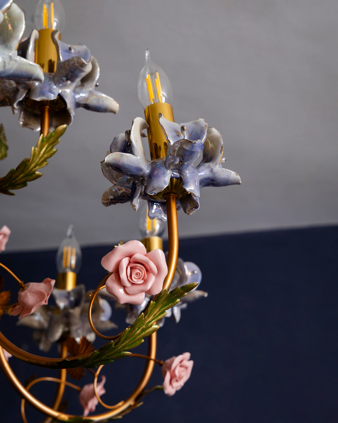 Heritage Bloom French Floral Chandelier 