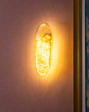 Crystal Bubble Glass Wall Light