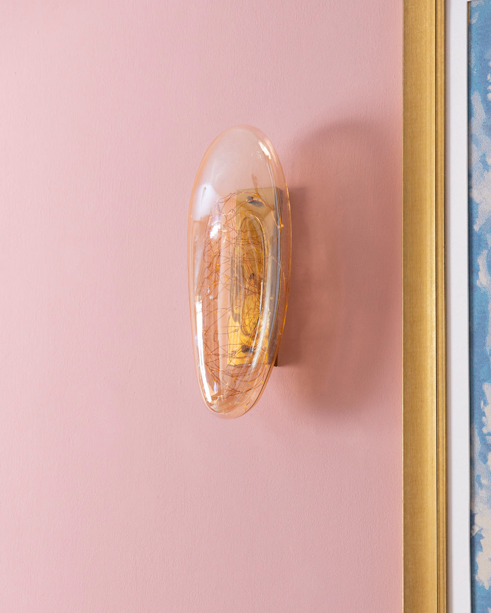 Crystal Bubble Glass Wall Light