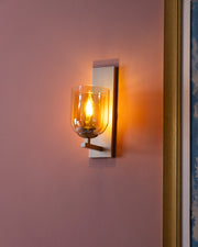 Cylinder Double Glass Wall Light