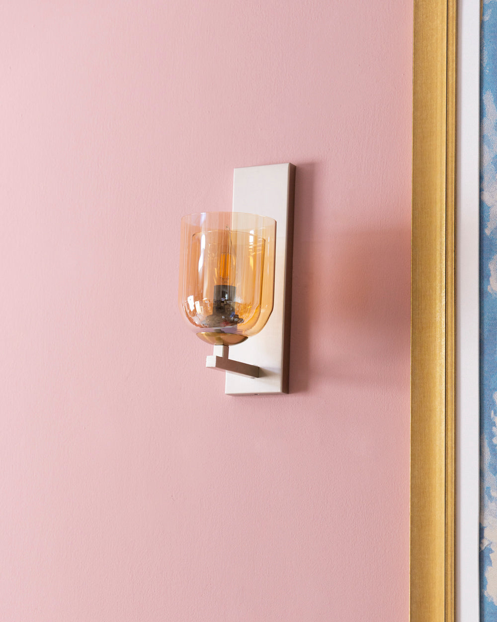 Cylinder Double Glass Wall Light