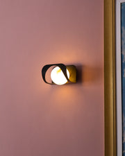 Twist Loop Globe Wall Light