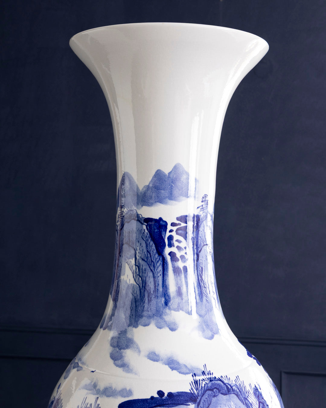 Majestic Mist Landscape Tall Floor Vase - 6.4 Ft 