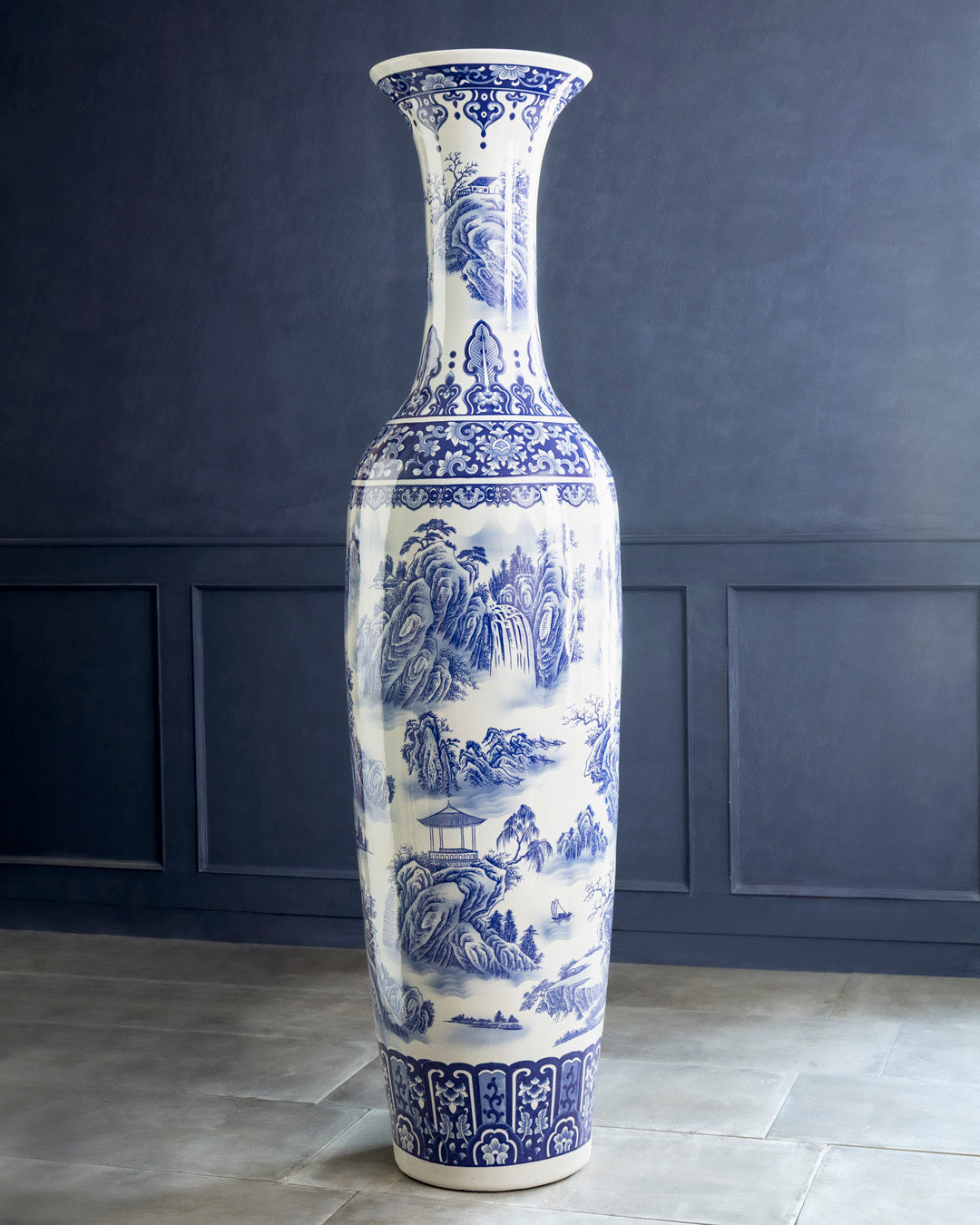 Royal Heritage Scenic Tall Floor Vase - 6.4 Ft