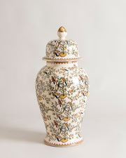 'Imperial Aviary' Victorian Ornamental Temple Jar - Large
