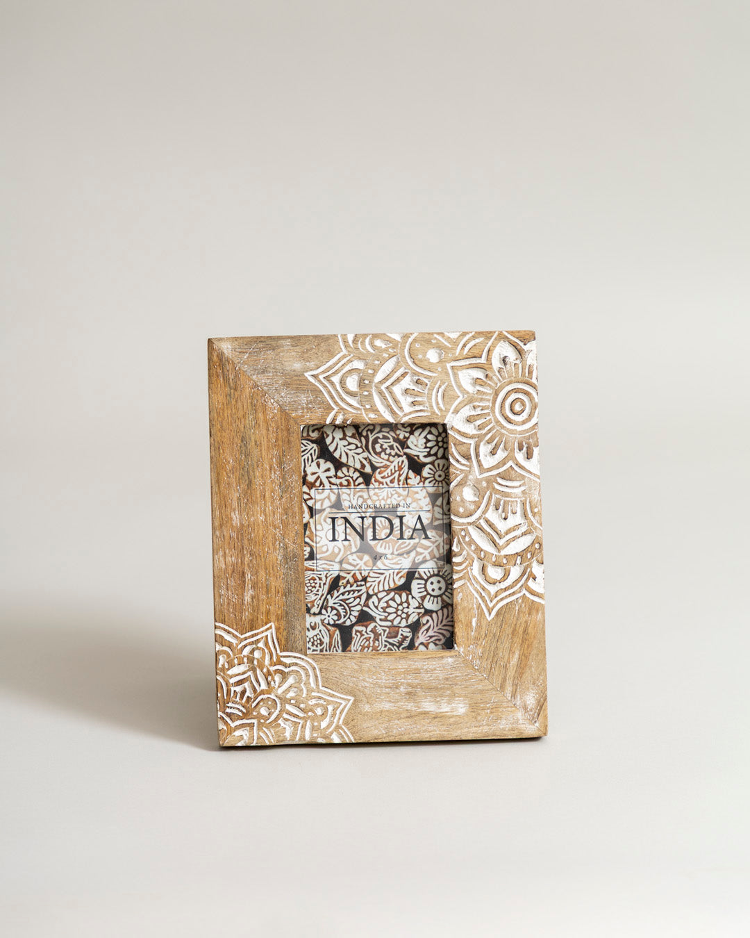 Floral Heritage Wooden Photo Frame 