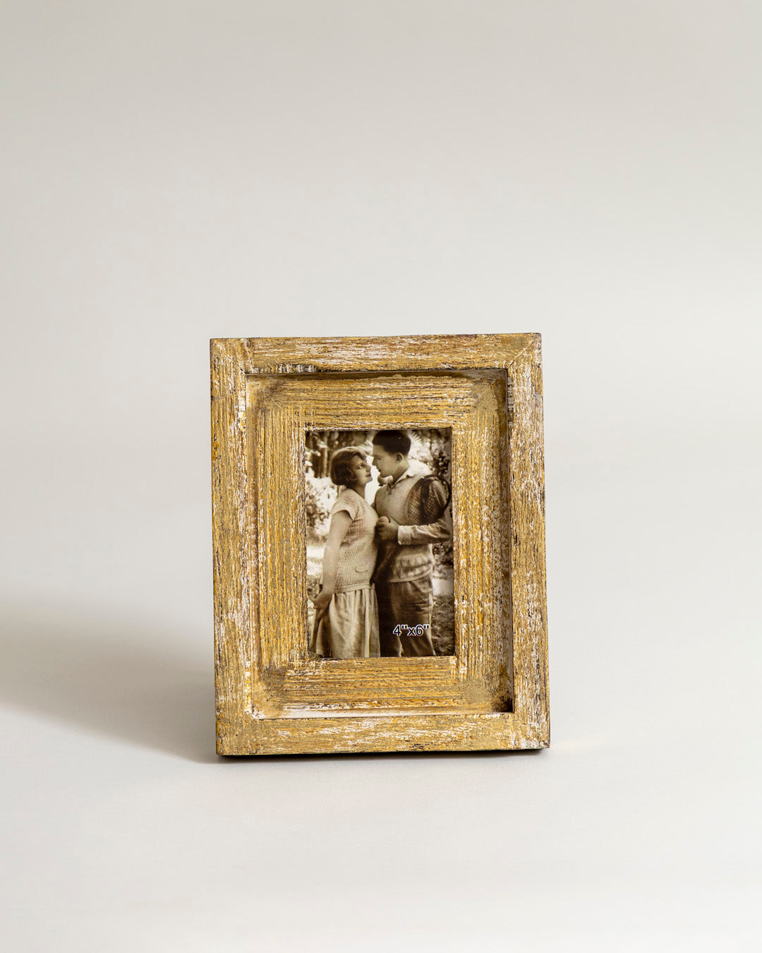 Rustic Gold Distressed Photo Frame 