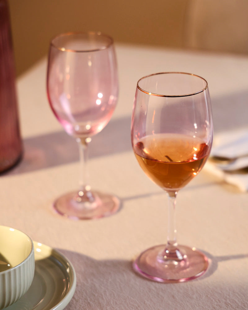 Blush Wine Glasses - Set of 2 - 350ml 