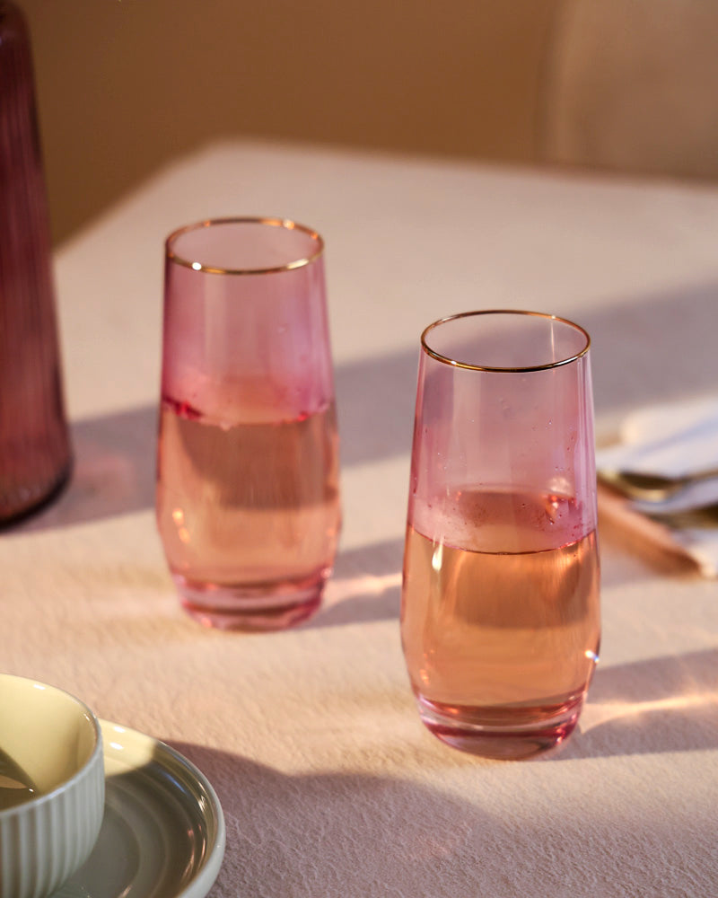 Blush Highball Glasses - Set of 2 - 350ml 