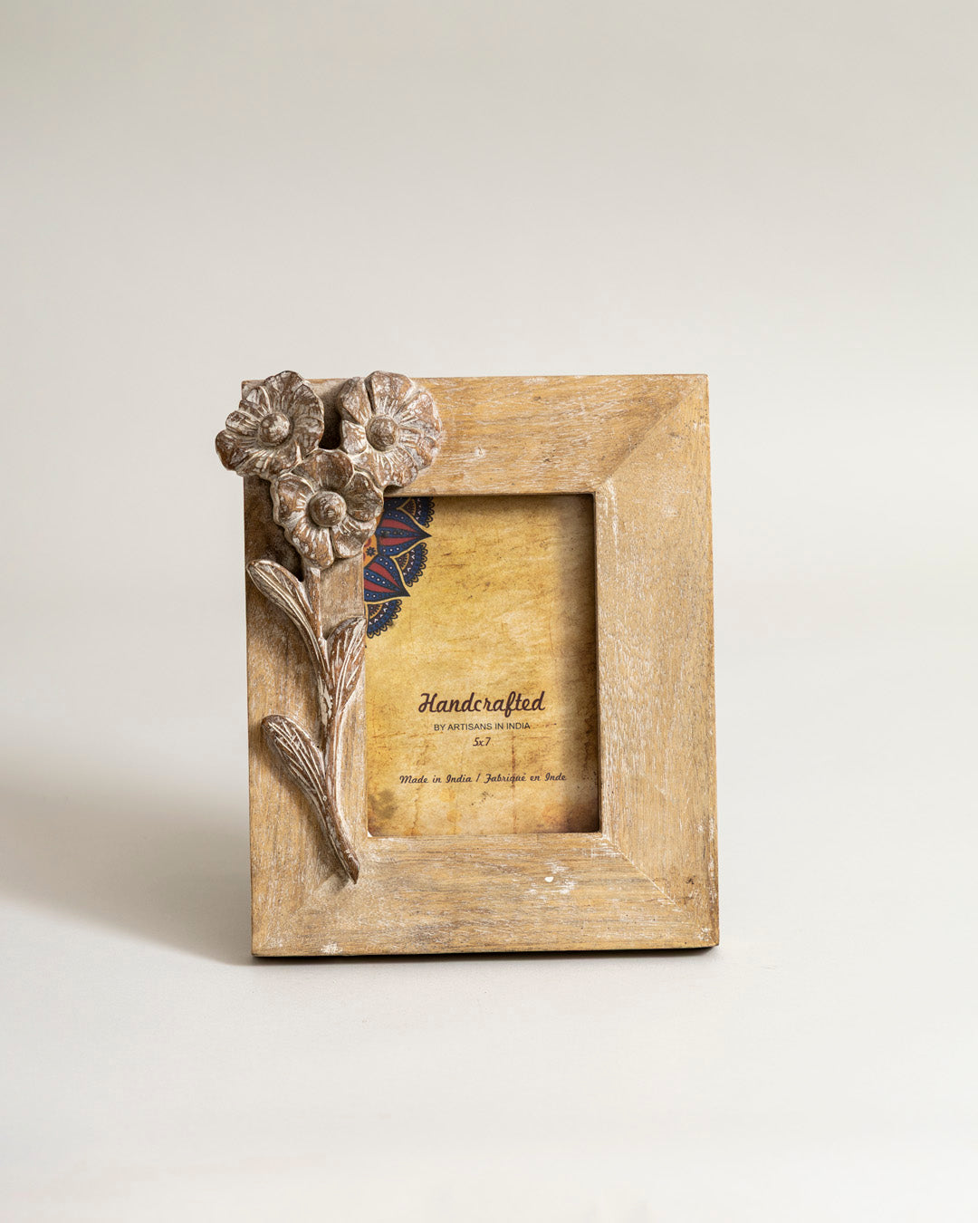 Bloomcrest Floral Rustic Photo Frame 