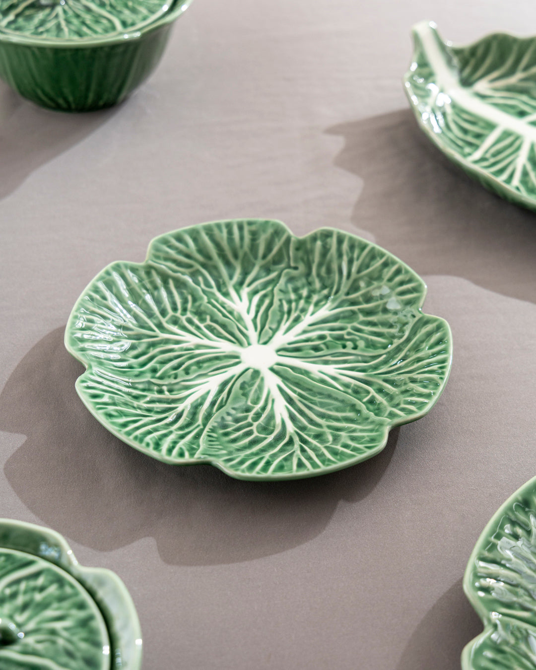 Lettuce Leaf Quarter plate 