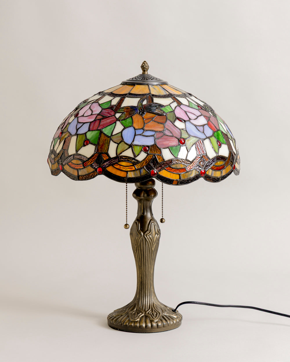 Victorian Blossom Tiffany Table Lamp