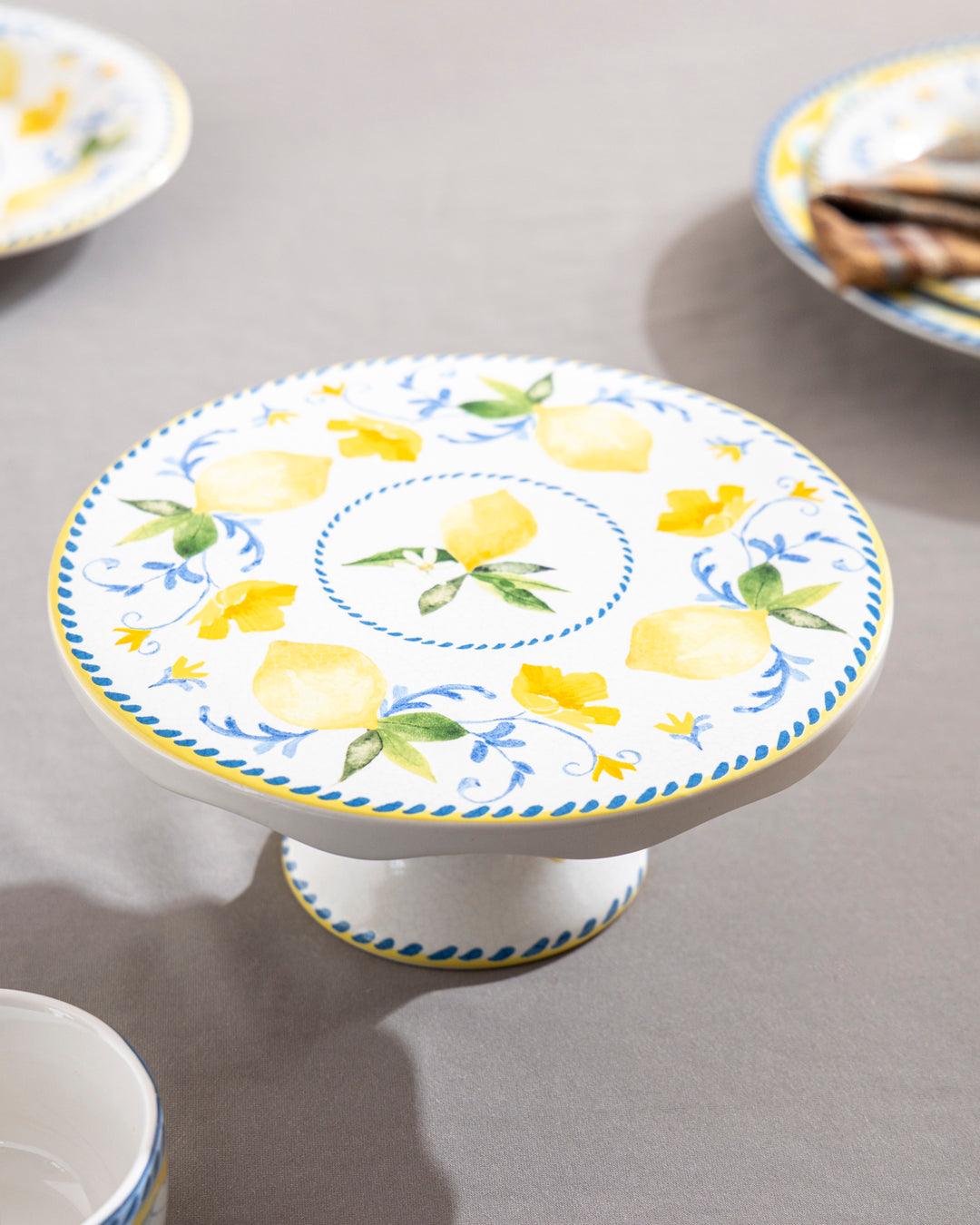 Amalfi Lemon Charm Cake Stand 
