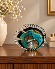 Exotic Ocean Fish Glass Figurine