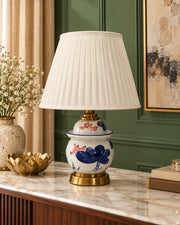 Lotus Petals Ceramic Table Lamp