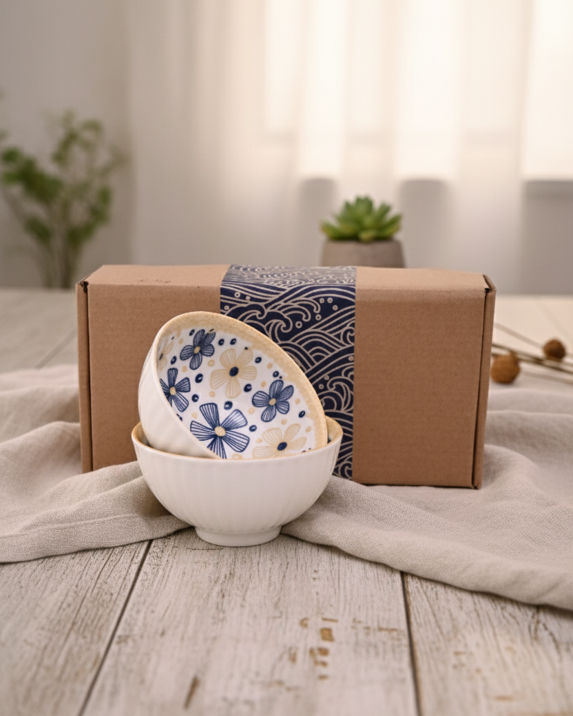 Indigo Artisan Katori - Set Of 2 