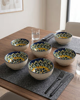 Royal Mosaic Katori - Set Of 6 Style - 4 