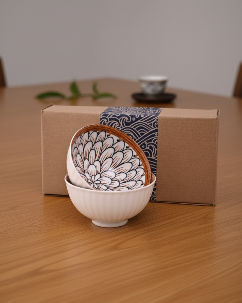 Floral Whimsy Katori - Set Of 2 