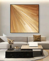 Sunlight Streaming 3D Abstract Oil Printing 